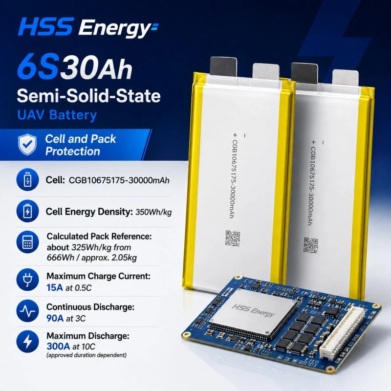 Батарея БПЛА 6S 30000 мАч