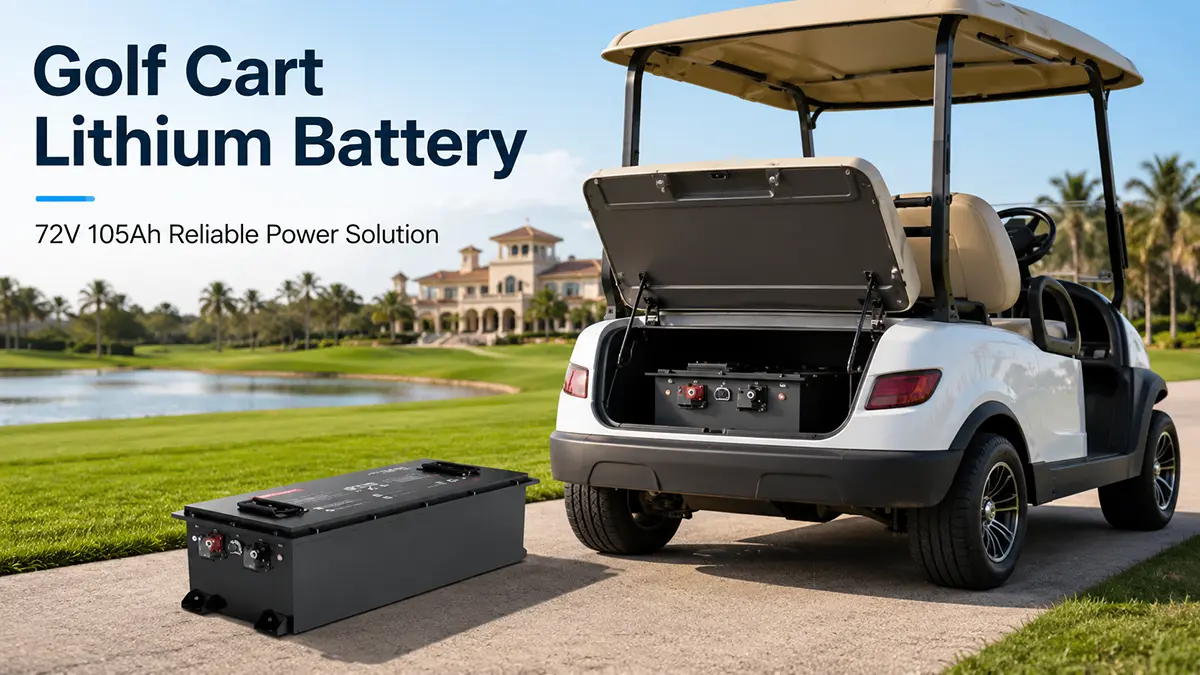 72V 105Ah Golf Cart Lithium Battery