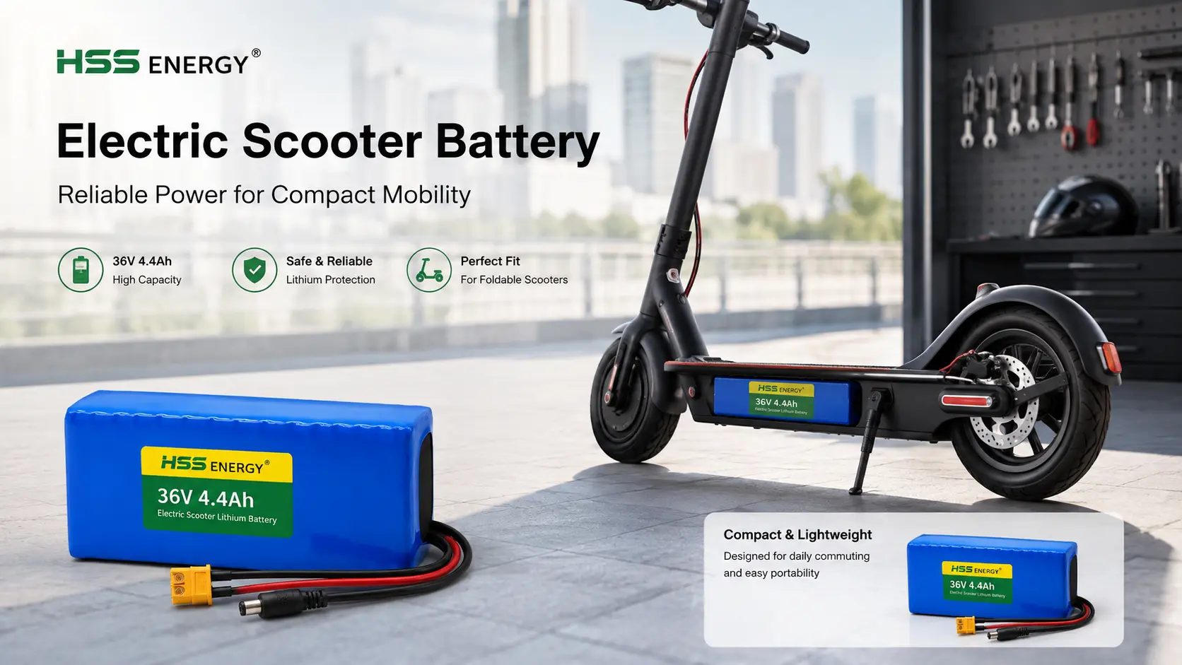 36V 4.4Ah Electric Scooter Lithium Battery